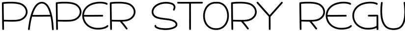 Paper Story Regular font