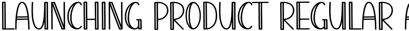 Launching Product Regular font