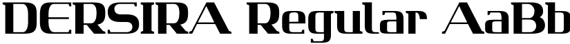 DERSIRA Regular font