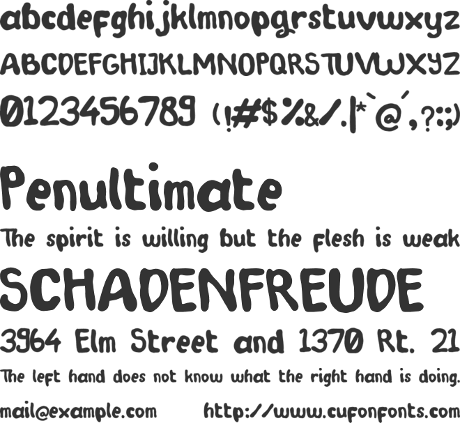 Kunir Madu font preview