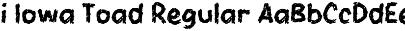 i Iowa Toad font download