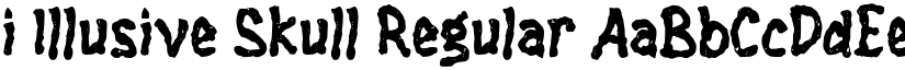 i Illusive Skull Regular font
