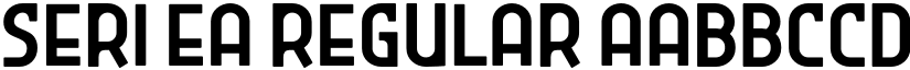 Seri EA Regular font