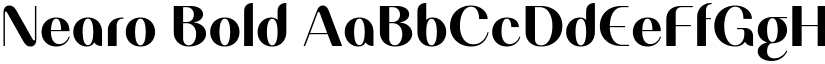 Nearo Bold font