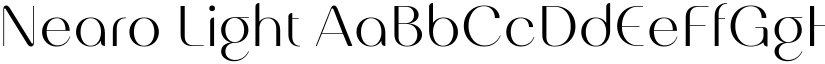 Nearo Light font