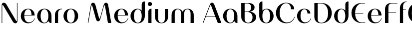 Nearo Medium font