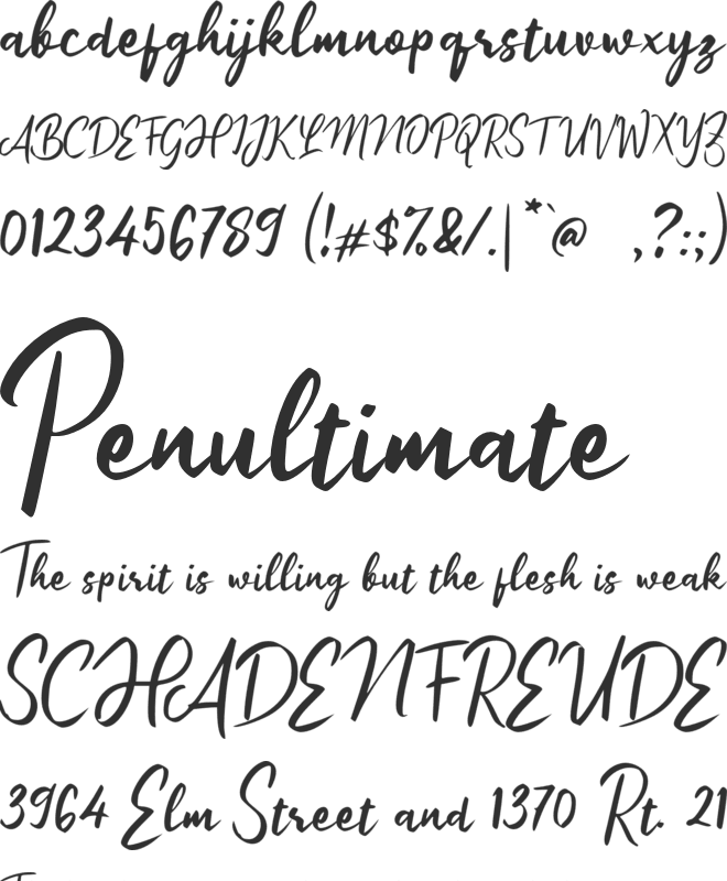 i Iglesias Fortune font preview