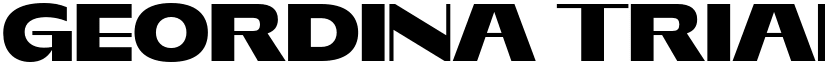 GEORDINA Trial Regular font