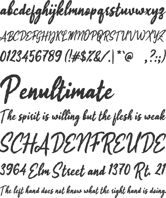 i Illinois Hawk font preview