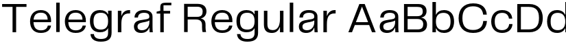 Telegraf Regular font