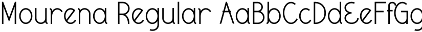 Mourena Regular font