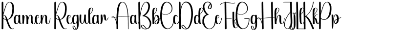 Ramen Regular font