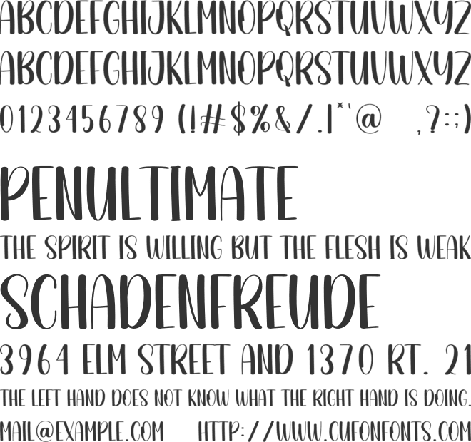 Overcooked font preview