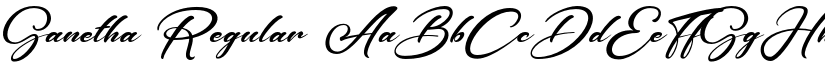 Ganetha Regular font