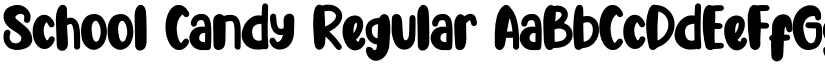 School Candy Regular font