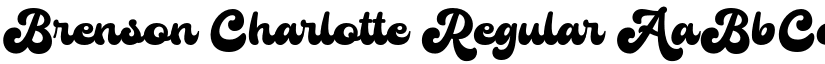 Brenson Charlotte Regular font