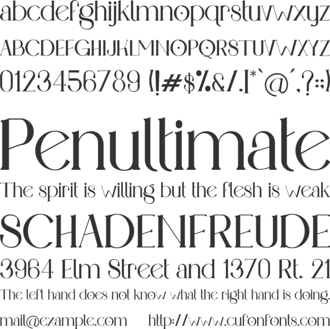 Adhiguno font preview