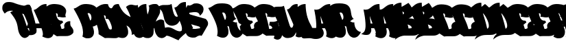 The Ponkys font download