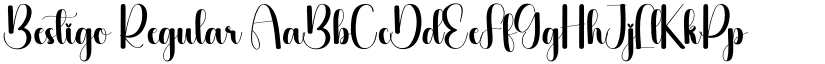 Bestigo Regular font
