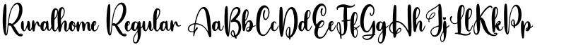 Ruralhome Regular font