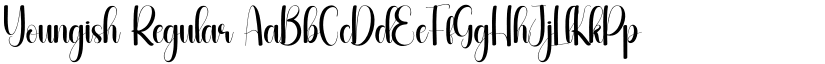 Youngish Regular font