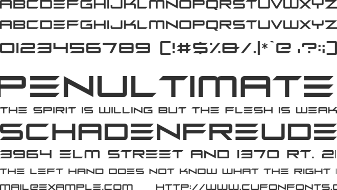 Star Killers font preview