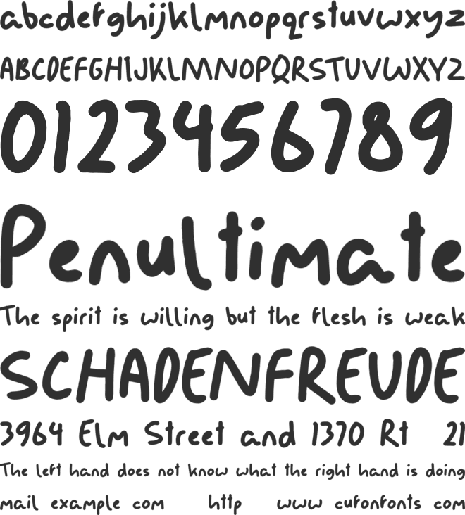 Swirl Bagel Personal Use font preview