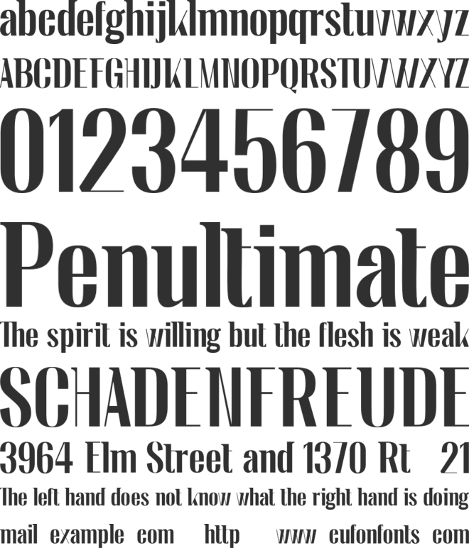 Kanderlie Personal Use font preview