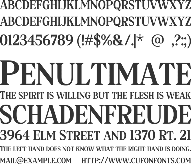 Jazmond font preview