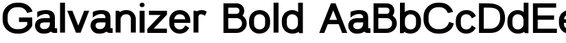 Galvanizer Bold font