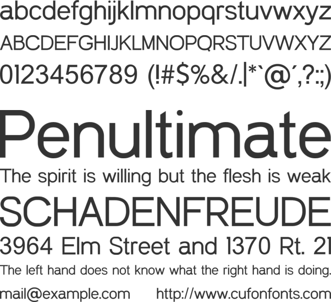 Galvanizer font preview