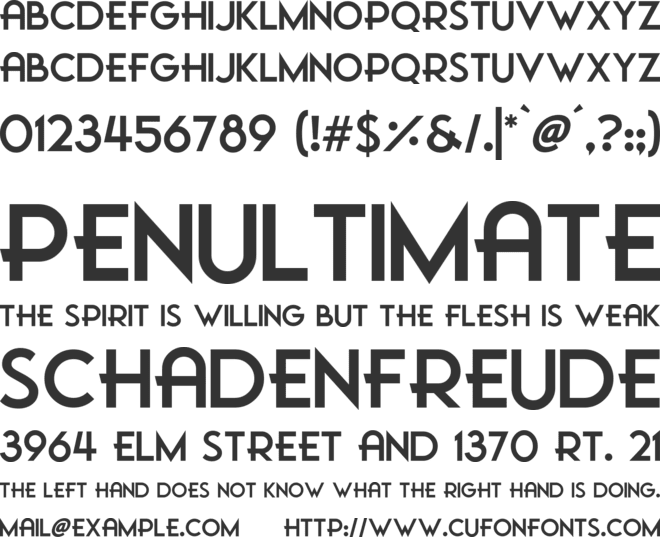 Film Noir Adventure font preview