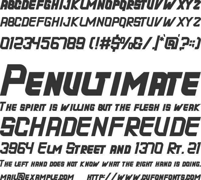 Super Guardian font preview