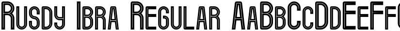 Rusdy Ibra Regular font