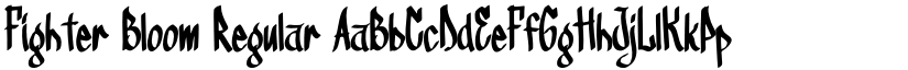 Fighter Bloom Regular font