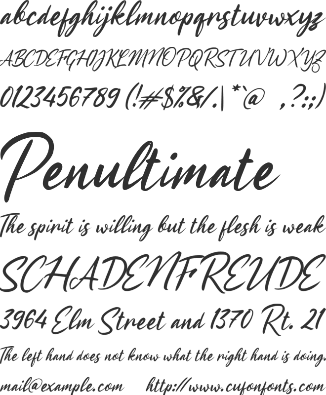 i Inspirational Doctor font preview