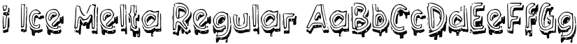 i Ice Melta Regular font