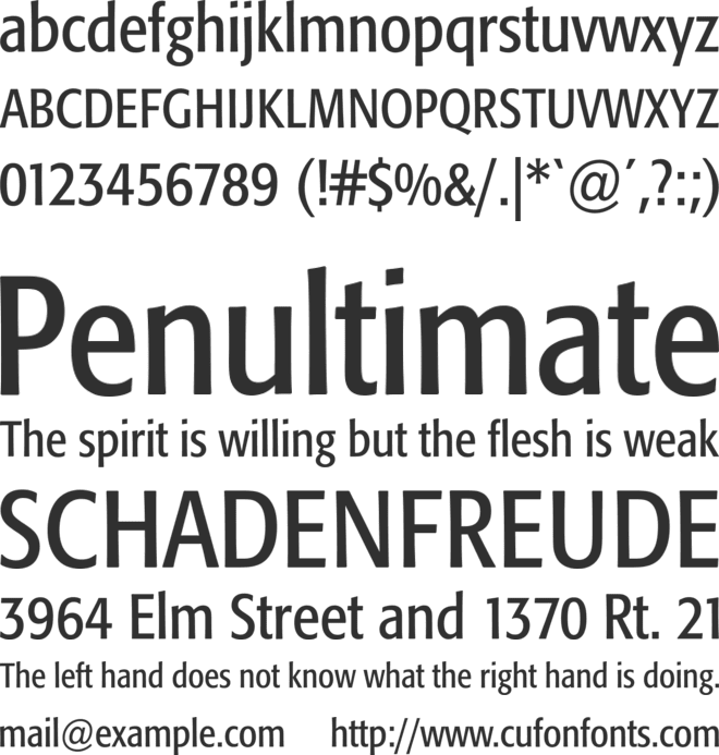 Formata-Condensed font preview
