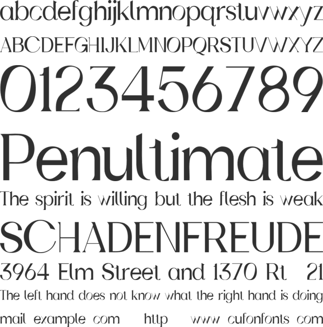 Manierka Personal Use font preview