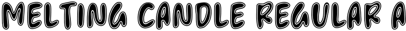 Melting Candle Regular font