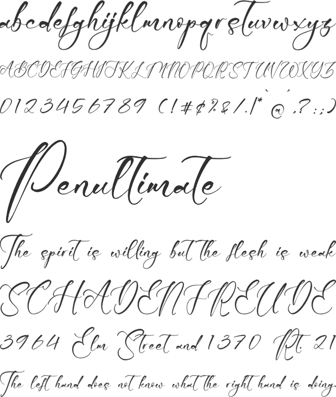 Arllontesha Rosttecy font preview