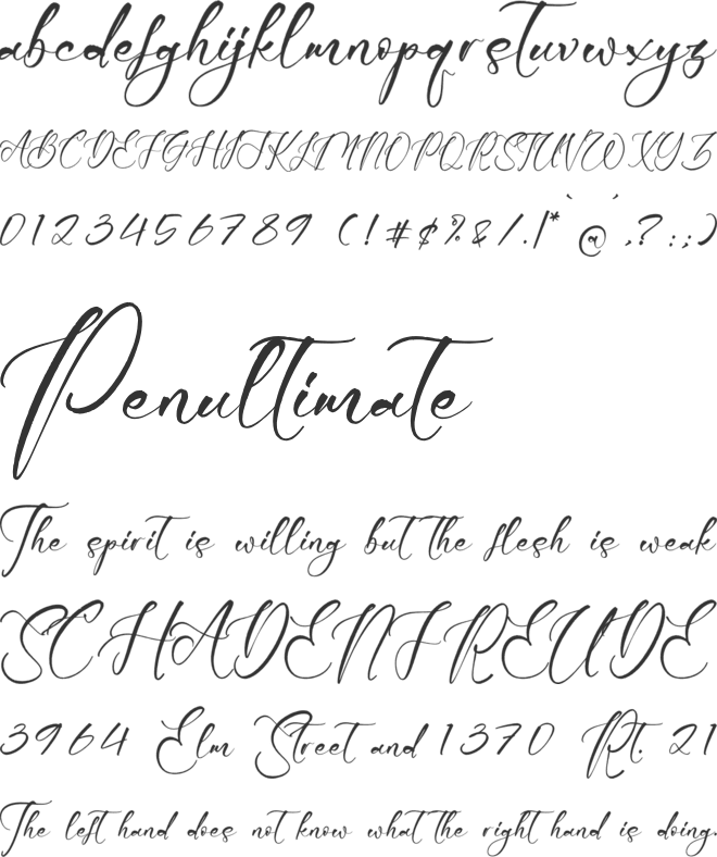 Arllontesha Rosttecy font preview