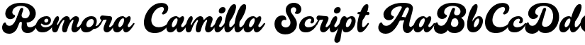 Remora Camilla Script font