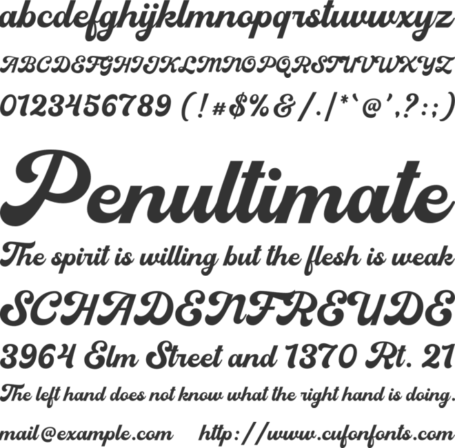 Mexiland font preview