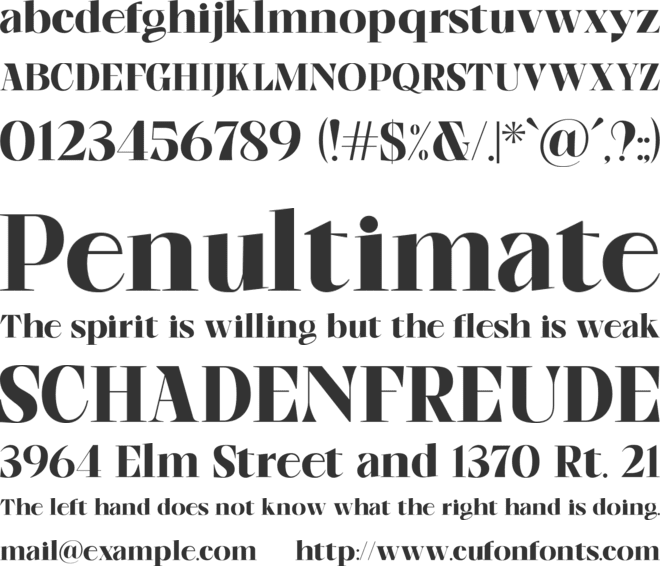 Nikela Famous font preview