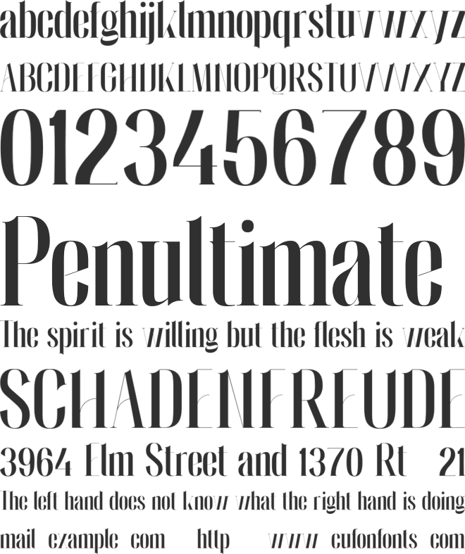 Ludwigon Personal Use font preview
