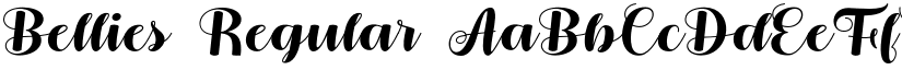 Bellies Regular font