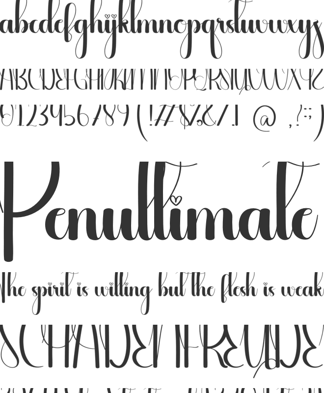 Komang2803 font preview