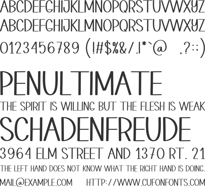 FARMERS WORK font preview