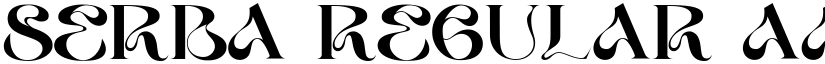 Serba Regular font